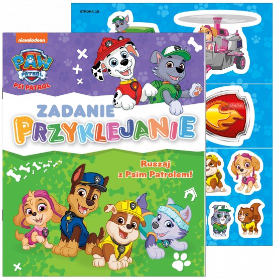 Psi Patrol Zadanie Przyklejanie cz. 4 Ruszaj z Psim Patrolem!