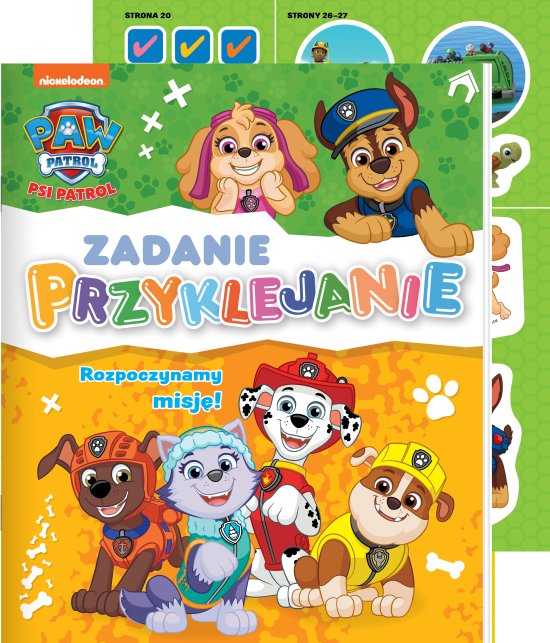 Psi Patrol. Zadanie Przyklejanie cz. 6