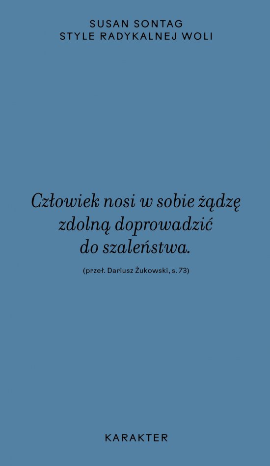 Style radykalnej woli