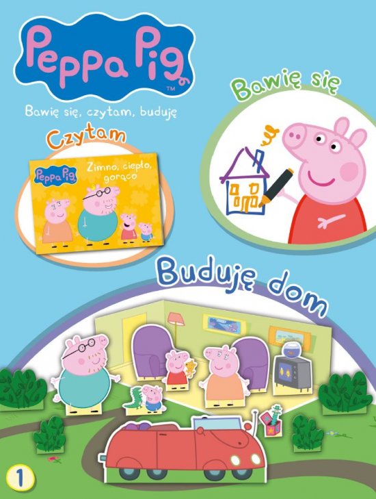 �winka Peppa. Bawi� si�, czytam, buduj�. Tom 1. Buduj� dom