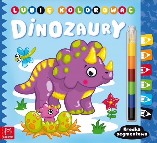 Lubi� kolorowa�. Dinozaury. Kredka segmentowa
