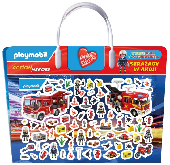 Playmobil Action Heroes. Kocham nakleja�. Stra�acy w akcji
