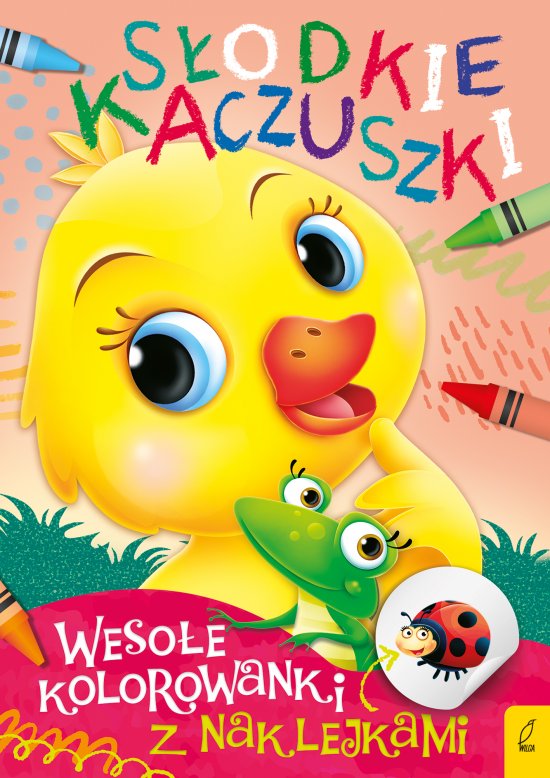 Weso�e kolorowanki z naklejkami. S�odkie kaczuszki