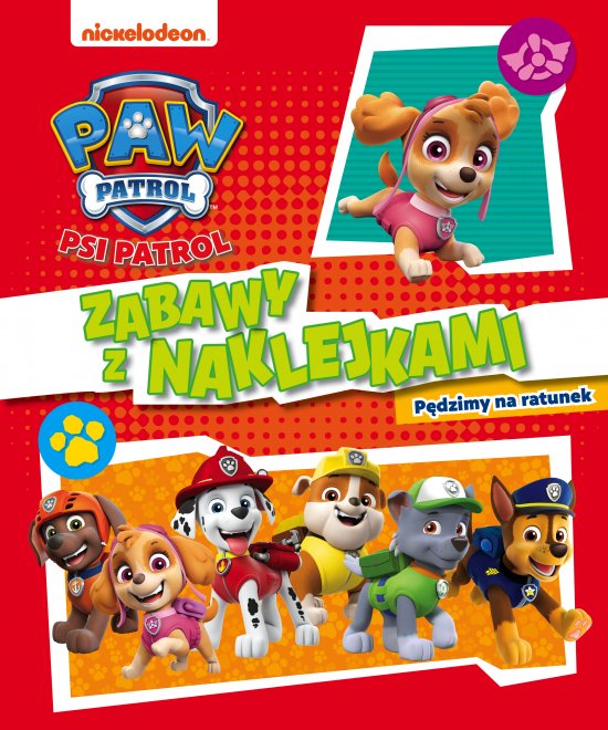 Psi Patrol. Zabawy z naklejkami. P�dzimy na ratunek