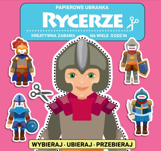 Papierowe ubranka. Rycerze