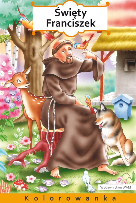 �wi�ty Franciszek. kolorowanka
