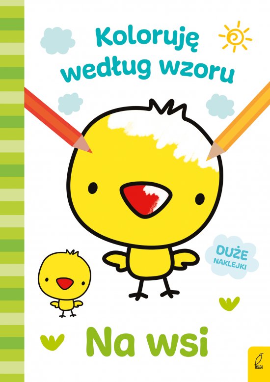 Koloruj� wed�ug wzoru. Na wsi
