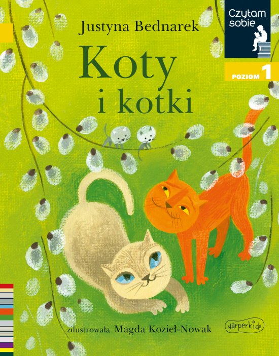 Koty i kotki. Czytam sobie. Poziom 1