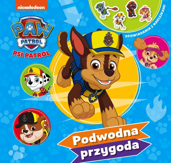 Psi Patrol. Opowiadania z naklejkami. Podwodna przygoda