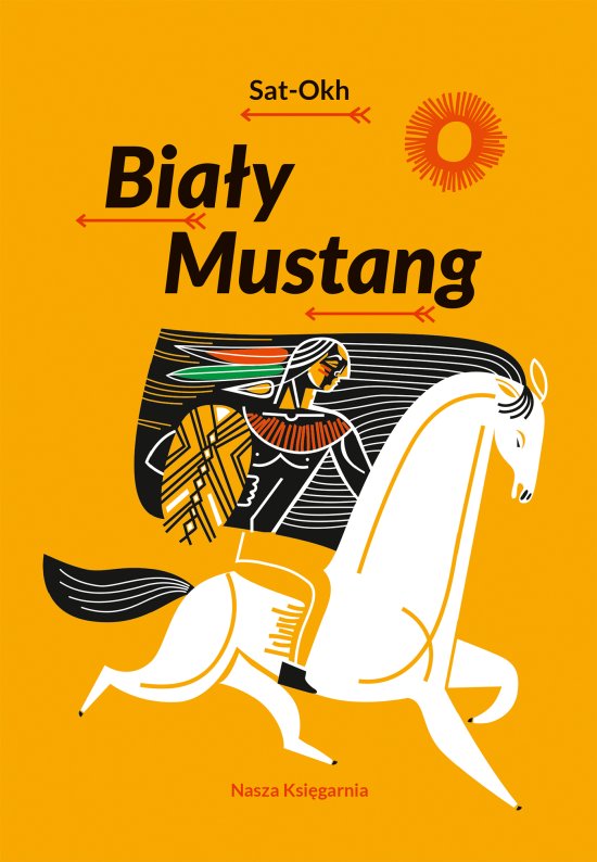 Bia�y Mustang