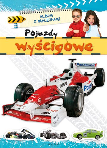 Album z naklejkami- Pojazdy wy�cigowe