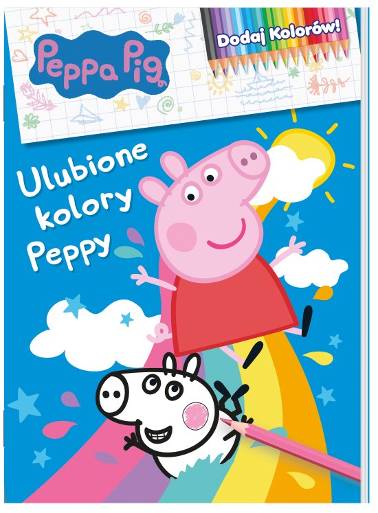 Peppa Pig. Dodaj kolor�w cz. 8 Ulubione kolory Peppy