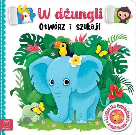 W d�ungli. Otw�rz i szukaj! Ksi��eczka rozk�adanka z okienkami