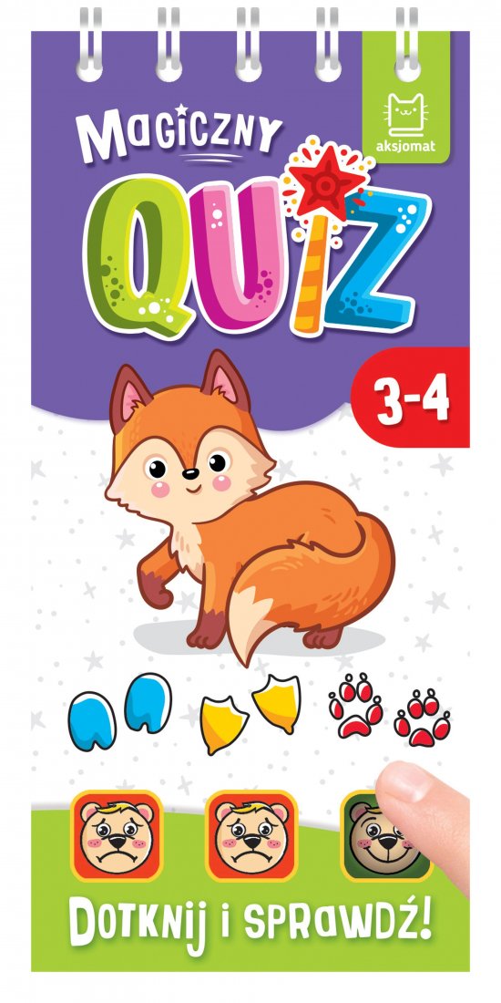 Magiczny quiz z liskiem. Dotknij i sprawd�, od 3 lat