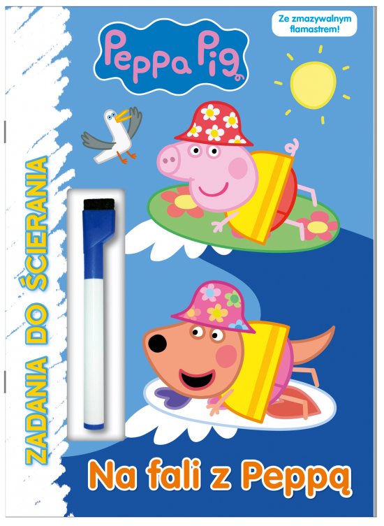 Peppa Pig Zadania do �cierania. Na fali z Pepp�