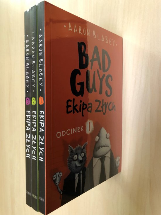PAKIET Bad Guys. Ekipa Z�ych T. 1-3