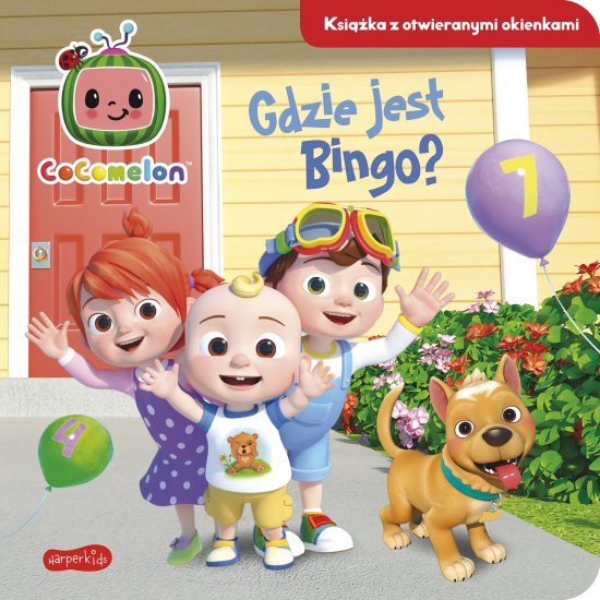 Cocomelon. Gdzie jest Bingo? Ksi��ka z otwieranymi okienkami