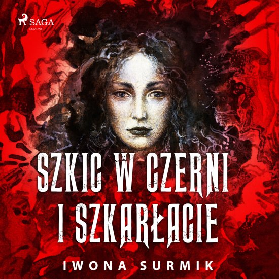 Szkic w czerni i szkar�acie