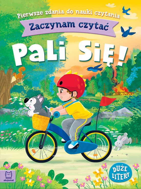 Zaczynam czyta�. Du�e litery. Pierwsze zdania do nauki czytania. Pali si�!