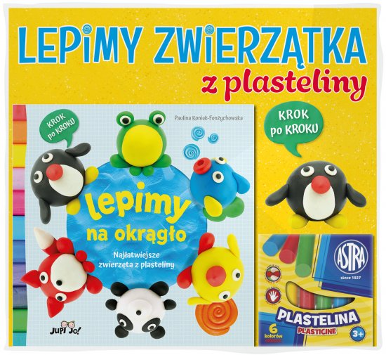 Lepimy na okr�g�o. Naj�atwiejsze zwierz�ta z plasteliny
