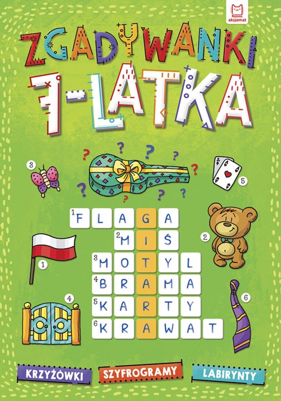 Zgadywanki 7-latka. krzy��wki, szyfrogramy, labirynty
