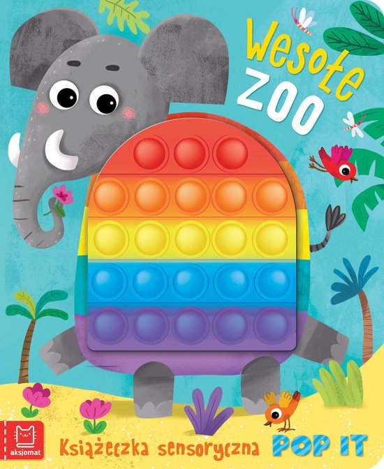 Weso�e zoo. Ksi��eczka sensoryczna z POP IT