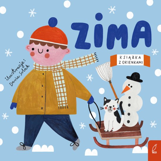 Zima. Ksi��ka z okienkami