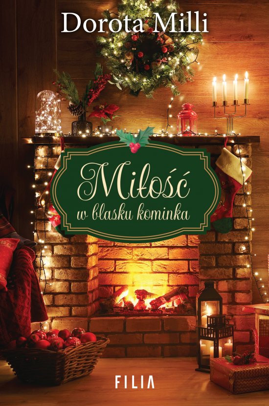 Mi�o�� w blasku kominka