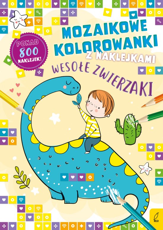 Mozaikowe kolorowanki. Weso�e zwierzaki