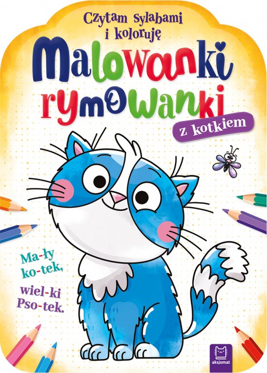 Malowanki rymowanki z kotkiem. Czytam sylabami i koloruj�