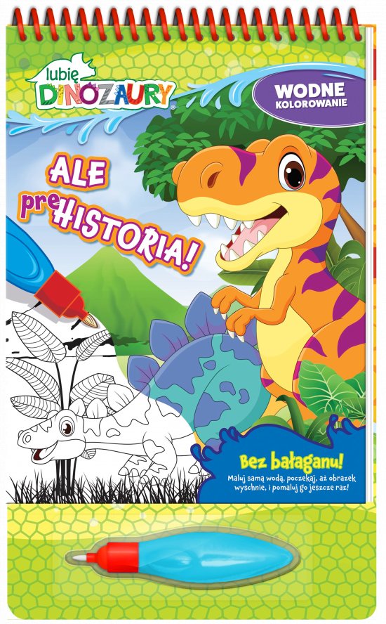 Lubi� Dinozaury. Wodne kolorowanie cz. 3