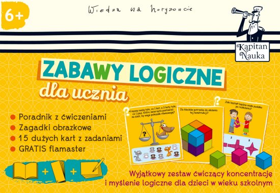 Pakiet Zabawy logiczne dla ucznia 6+