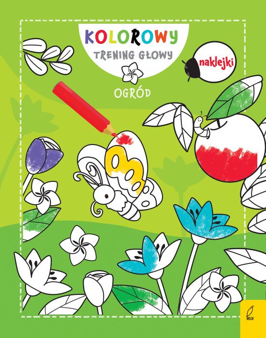 Kolorowy trening g�owy. Ogr�d