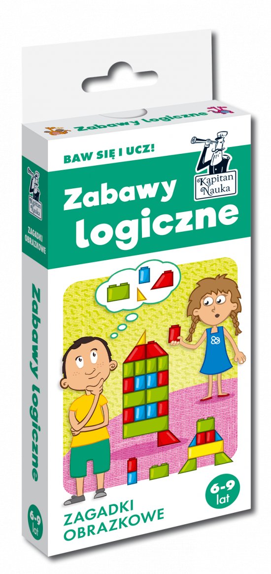 Zabawy logiczne. Zagadki obrazkowe. Kapitan Nauka