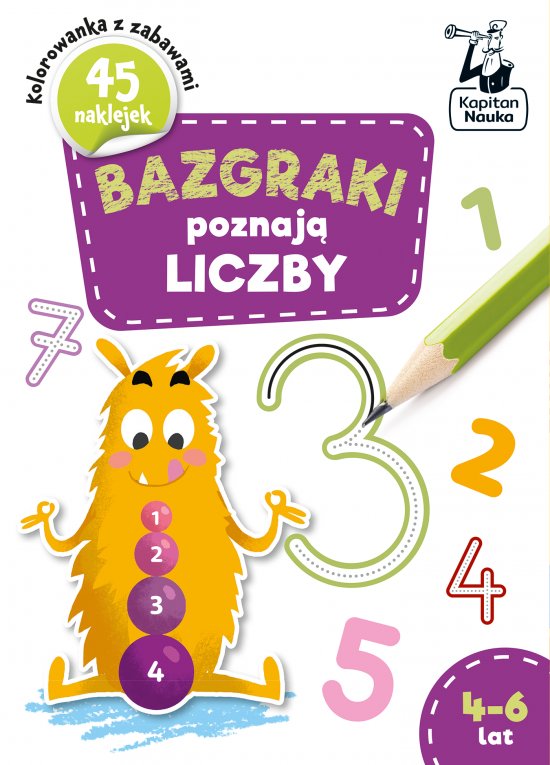 Bazgraki poznaj� LICZBY 4-6 lat