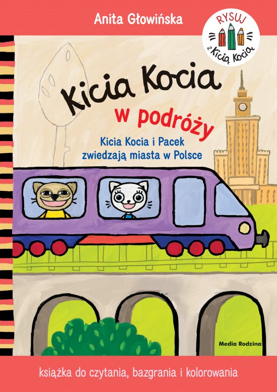 Kicia Kocia w podr�y. Kolorowanka