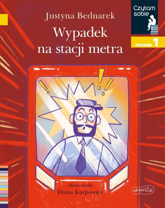 Wypadek na stacji metra. Czytam sobie. Poziom 1