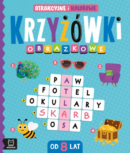 Krzy��wki obrazkowe. Atrakcyjne i kolorowe. Od 8 lat