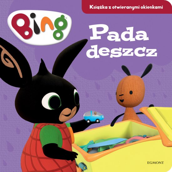 Bing. Pada deszcz. Ksi��ka z otwieranymi okienkami