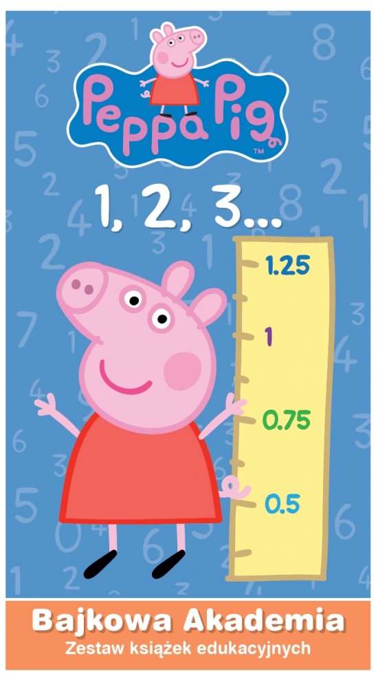 �winka Peppa. Bajkowa Akademia. 1, 2, 3