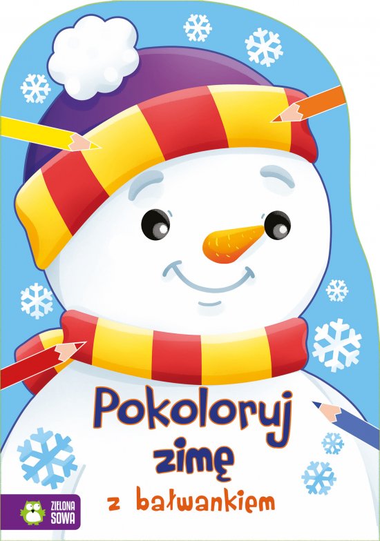 Pokoloruj zim� z ba�wankiem