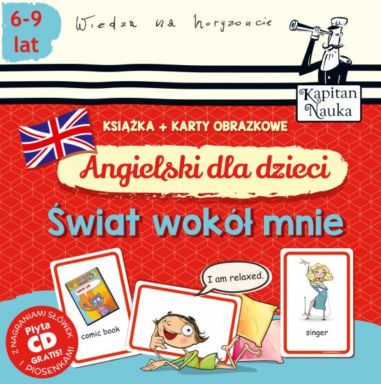 Angielski dla dzieci. �wiat wok� mnie (ksi��ka + karty obrazkowe)