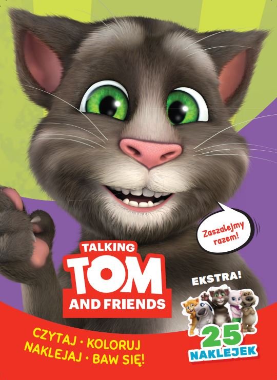 Talking Tom & Friends. Czytaj, koloruj, naklejaj, baw si�!