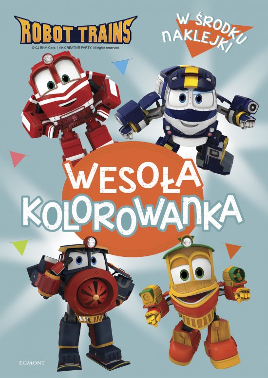 Robot Trains. Weso�a kolorowanka