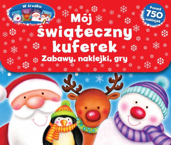 M�j �wi�teczny kuferek. Zabawy, naklejki, gry