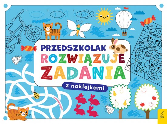 Przedszkolak rozwi�zuje zadania. Zeszyt niebieski