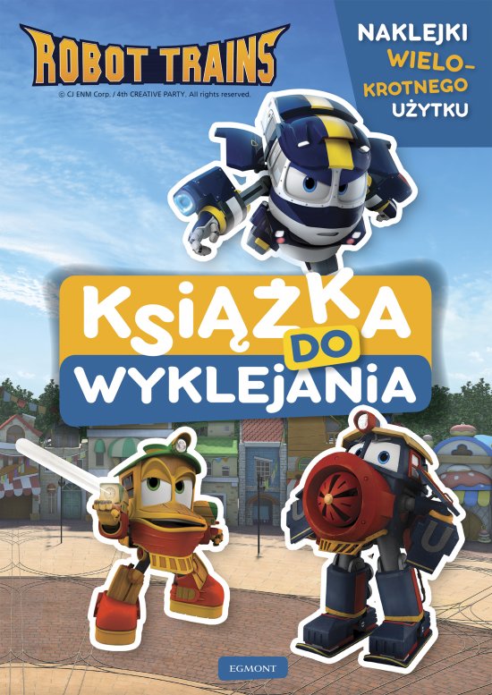 Robot Trains. Ksi��ka do wyklejania