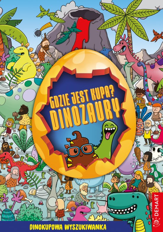 Gdzie jest kupa? Dinozaury. Dinokupowa wyszukiwanka