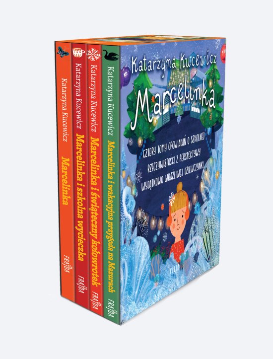 Pakiet: Marcelinka / Marcelinka i �wi�teczny ko�owrotek / Marcelinka i wakacyjna przygoda na Mazurach / Marcelinka i wycieczka szkolna