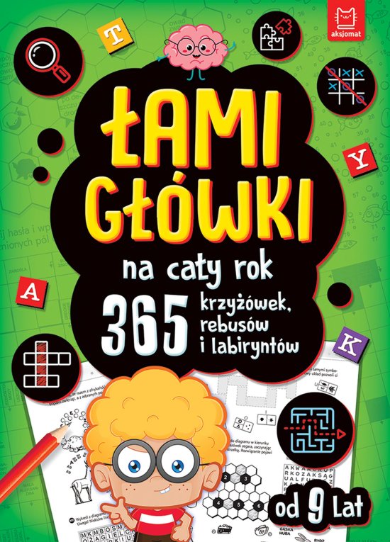 �amig��wki na ca�y rok. 365 krzy��wek, rebus�w i labirynt�w. Zielona